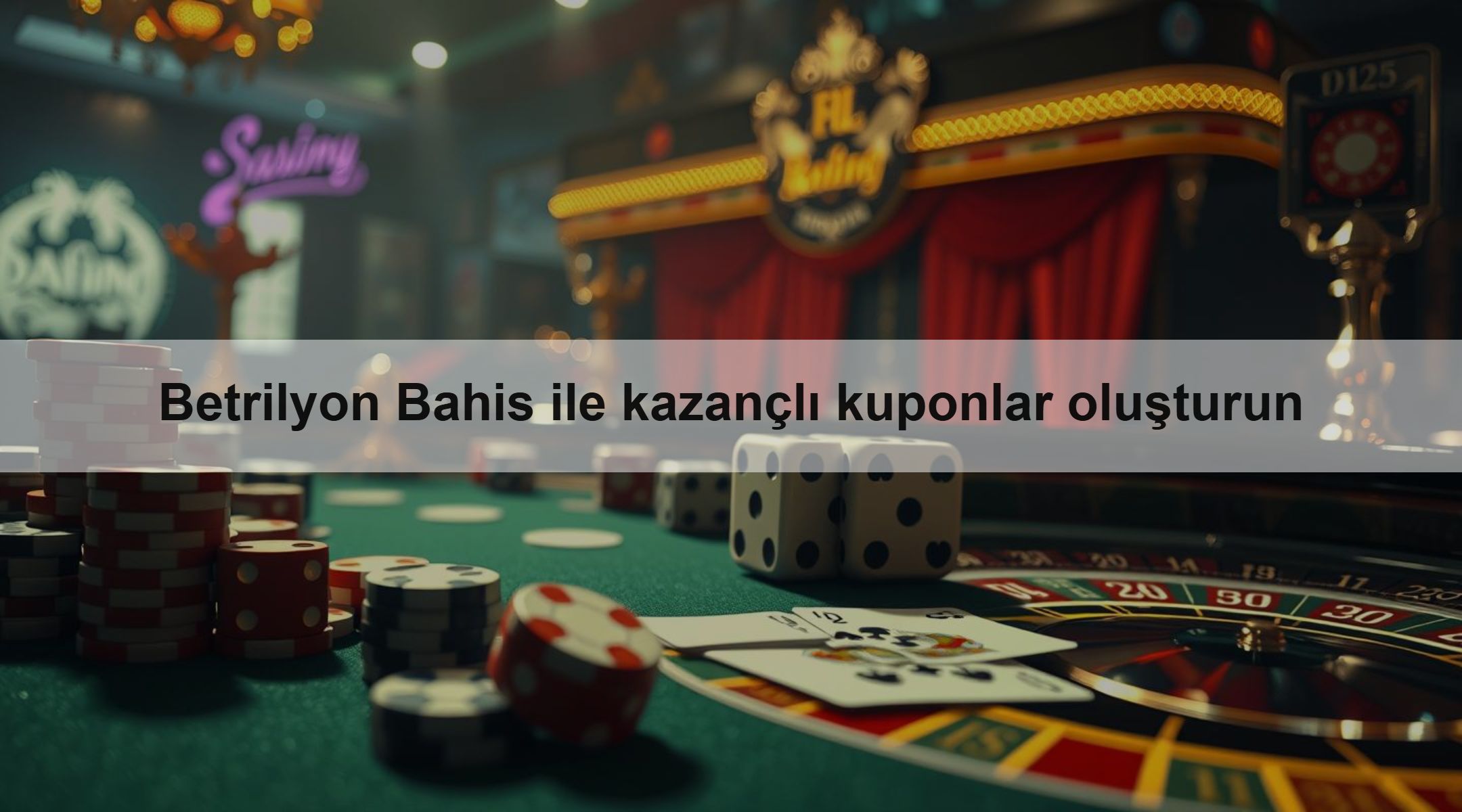 Betrilyon Bahis ile kazançlı kuponlar oluşturun