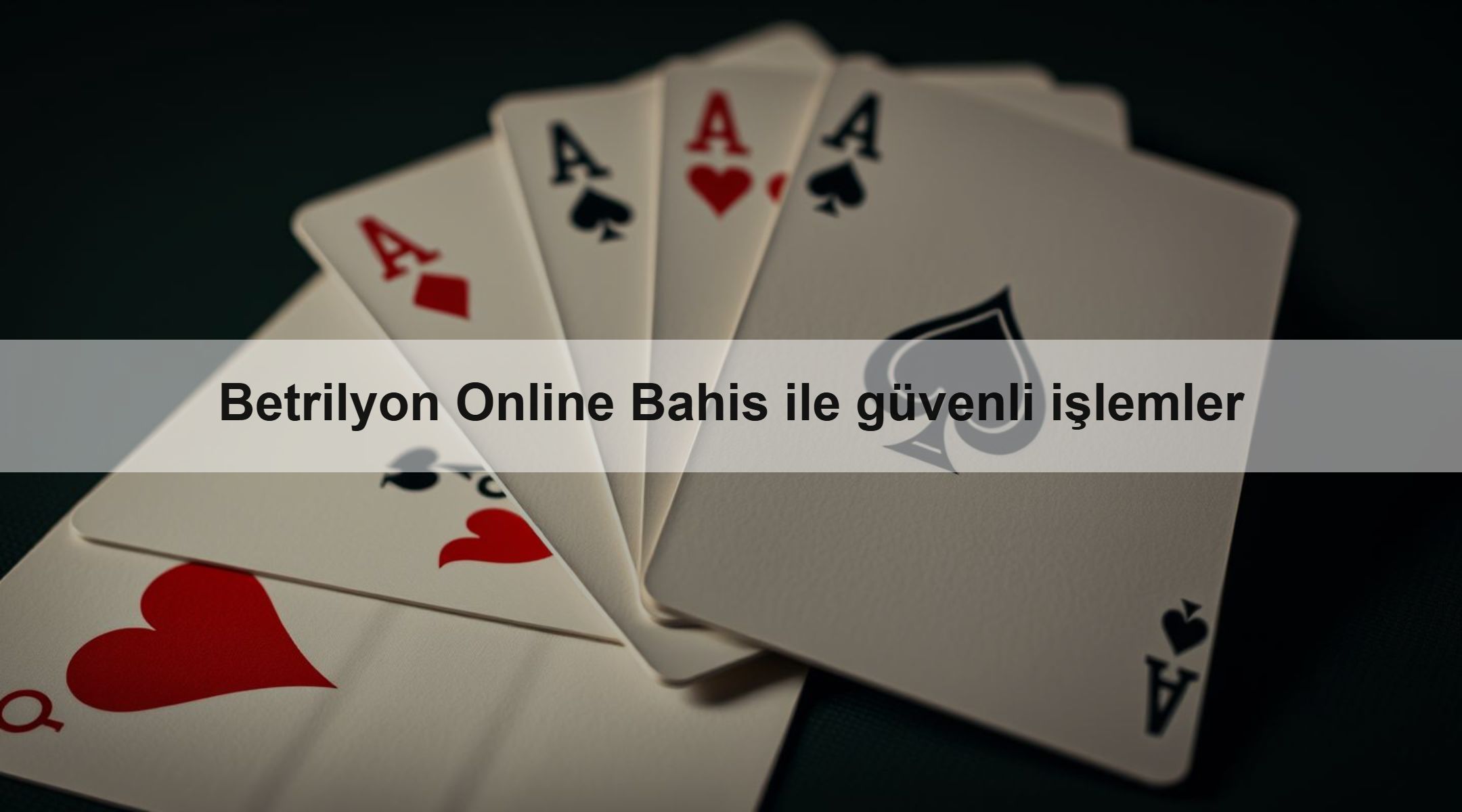 Betrilyon Online Bahis ile güvenli işlemler