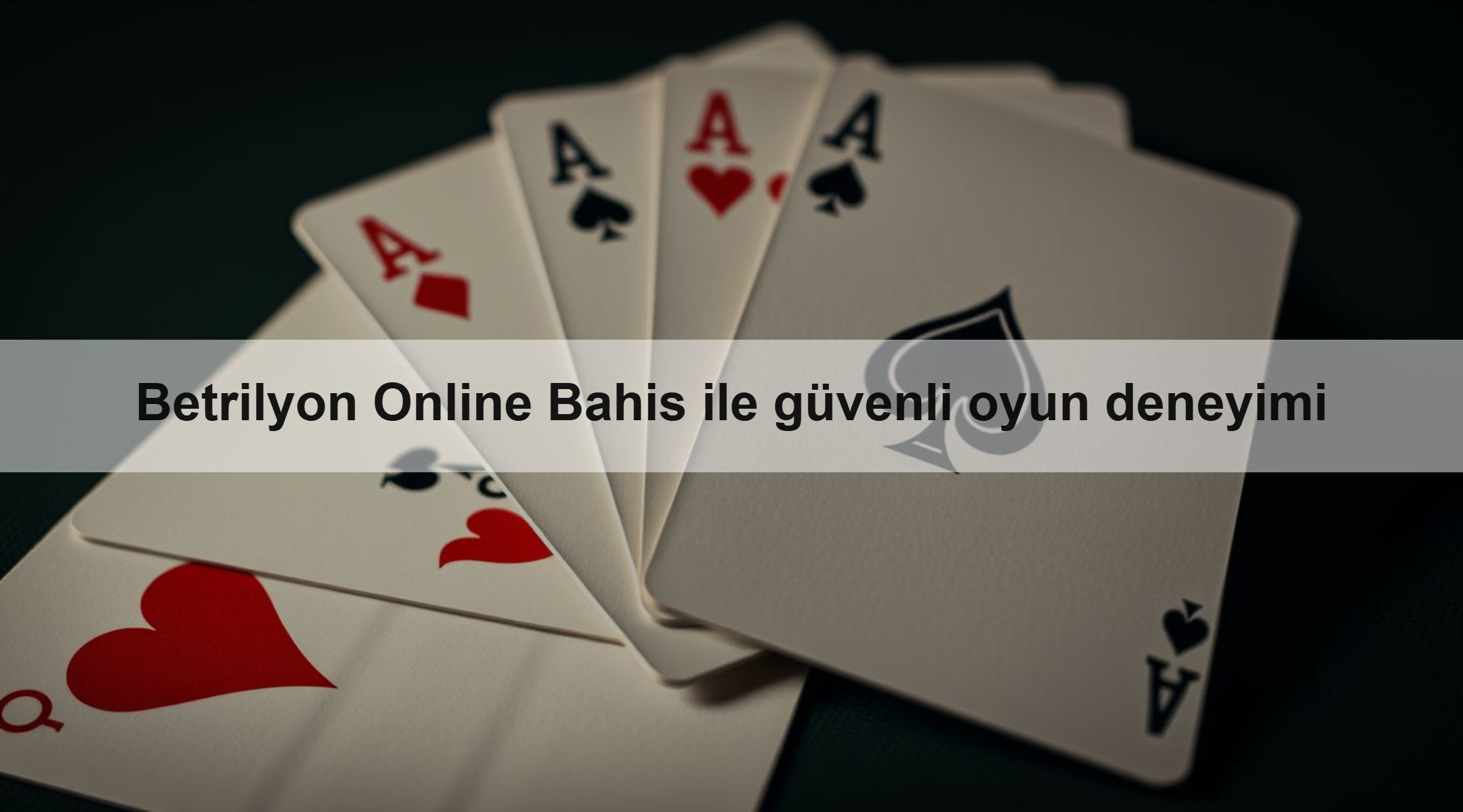Betrilyon Online Bahis ile güvenli oyun deneyimi